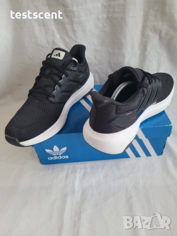 Маратонки Adidas Cloudfoam Comfort – 44.5 EU – добро състояние черно и бяло black white, снимка 2 - Маратонки - 53941309