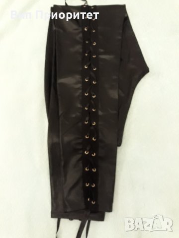 Клин SARESIA (R) кожен, дълъг , изчистена предна част, а задната част по цялата дължина е с плътни л, снимка 2 - Клинове - 37450835