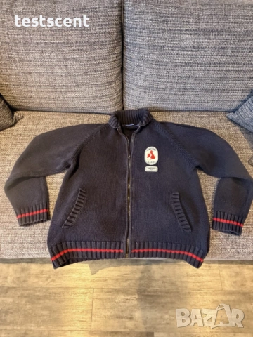 мъжка плетена жилетка Firetrap Zip Up Cardigan Size XL кардиган Vintage , снимка 2 - Пуловери - 54311632