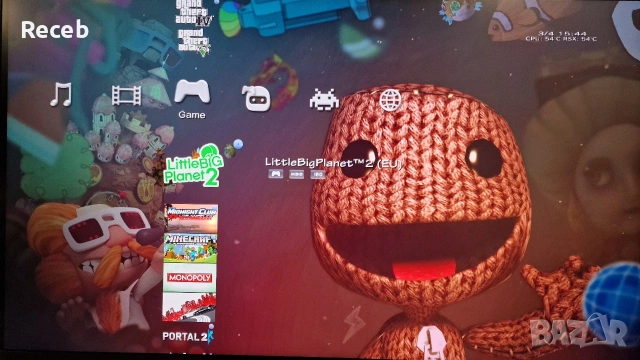 Playstation 3 slim 500gb HDD, Hen + MultiMan + RetroArch, снимка 12 - PlayStation конзоли - 54106725