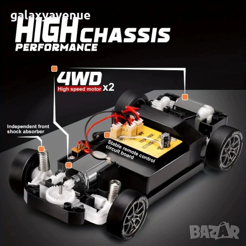 Porsche RC количка с дистанционно управление, Дрифт количка 1:24, снимка 2 - Коли, камиони, мотори, писти - 53994290