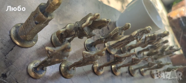 Шах,шахматни фигури ,бронз , снимка 8 - Други игри - 50961068