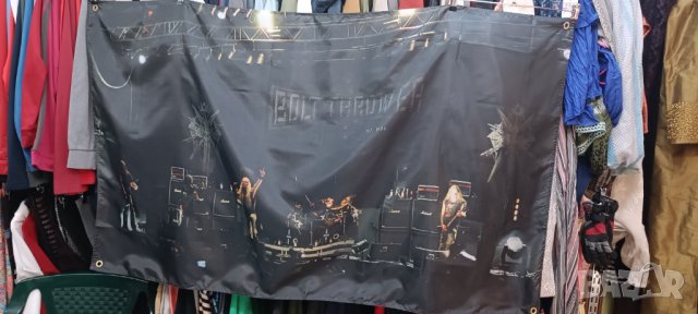  BOLT THROWER on stage-Интериорен транспарант(тип знаме ), снимка 2 - Китари - 41975368