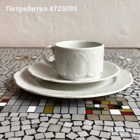 Троен порцеланов сет, снимка 7 - Чаши - 54103288