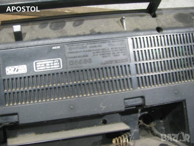 Касетофон Хитачи двукасетъчен , снимка 4 - Радиокасетофони, транзистори - 44534201