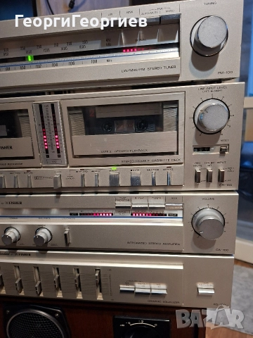 FISHER EQ 100 CA 100 CR-155 FM 100, снимка 5 - Ресийвъри, усилватели, смесителни пултове - 52742308