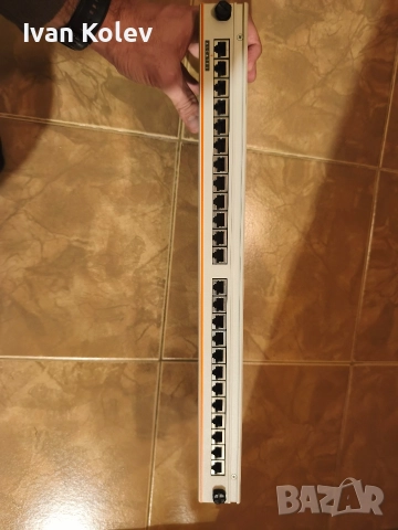 Пач панел 24 портов, снимка 2 - Мрежови адаптери - 52592879