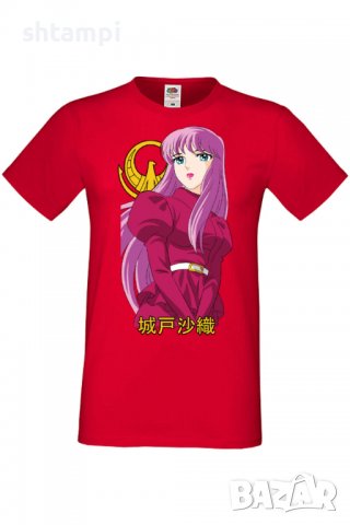 Мъжка тениска Saint Seiya Athena,Анимация,игра,Празник,Повод,, снимка 3 - Тениски - 38122573