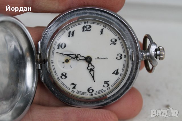 СССР джобен часовник ''МОЛНИЯ'', снимка 7 - Антикварни и старинни предмети - 38258579