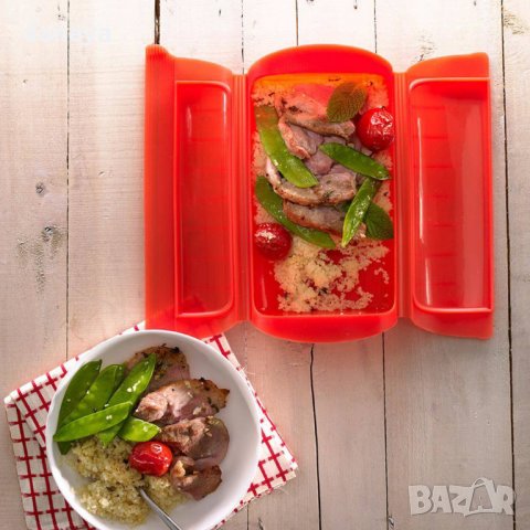 1713 Силиконова форма с капак за здравословно готвене, 650 ml, снимка 11 - Съдове за готвене - 30358008