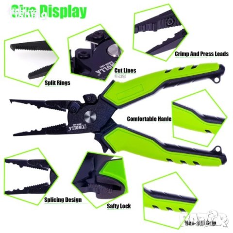 Промо TUNALA Многофункционални клещи за риболов, снимка 4 - Екипировка - 44412507