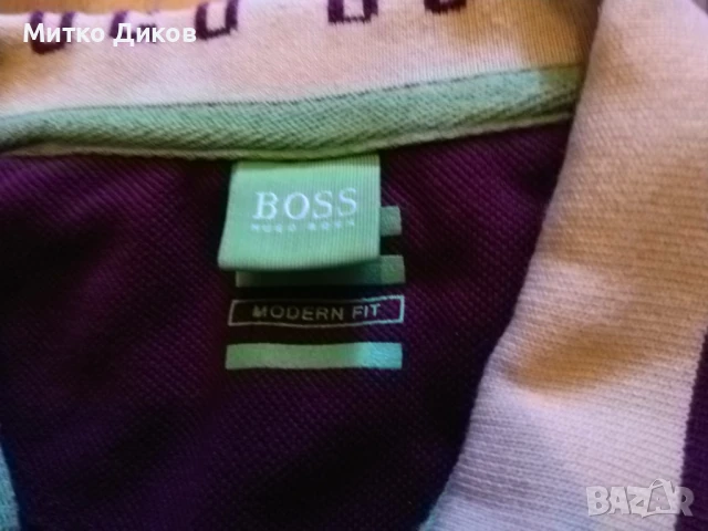 Бос Boss маркова тениска размер ХЛ, снимка 4 - Тениски - 51423146