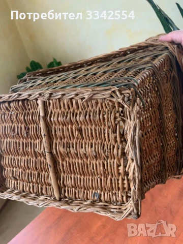 КОШНИК КОШНИЦА ПЛЕТЕН СТАРИНЕН ГОЛЯМ, снимка 7 - Други ценни предмети - 51169813