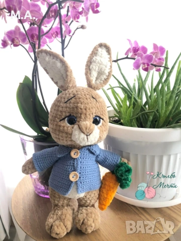 Мини Зайче Питър , снимка 2 - Плюшени играчки - 54043621