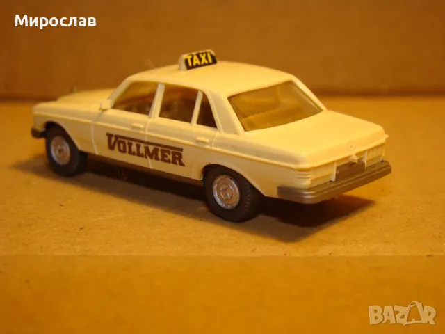 WIKING H0 1/87 MERCEDES BENZ TAXI ТАКСИ МОДЕЛ КОЛИЧКА, снимка 4 - Колекции - 48779196