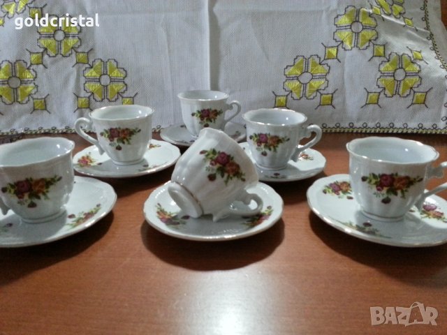 Полски порцелан чаши за кафе , снимка 1 - Антикварни и старинни предмети - 40557206