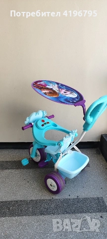 Детска триколка със сенник