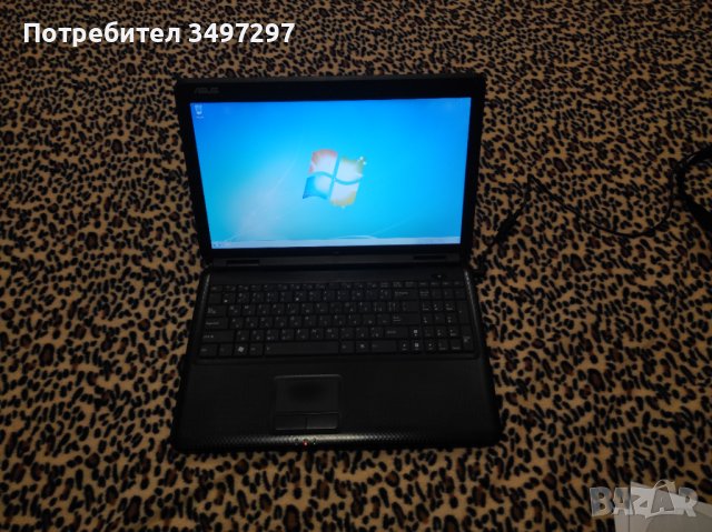 Продавам лаптоп ASUS K50C 15.6 инча 2GB ram 250GB HDD Windows 7 без зарядно !, снимка 1 - Лаптопи за дома - 40185057