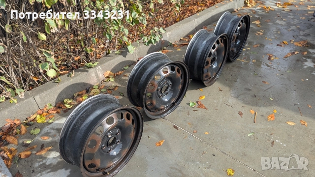 Железни джанти 5х112/16 , снимка 5 - Гуми и джанти - 52592245