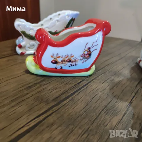 Порцеланови коледни декорации, снимка 7 - Декорация за дома - 47903986