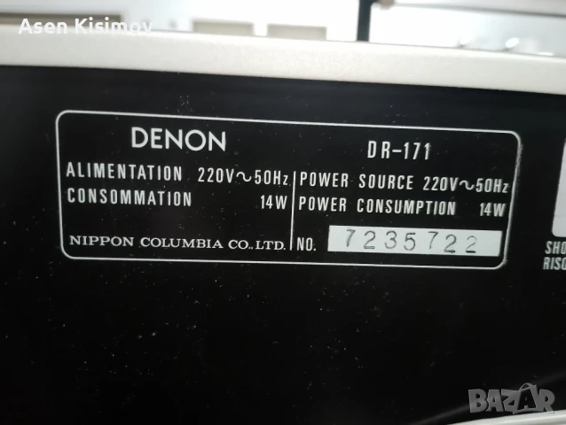 Denon dr-171, снимка 6 - Декове - 50451167