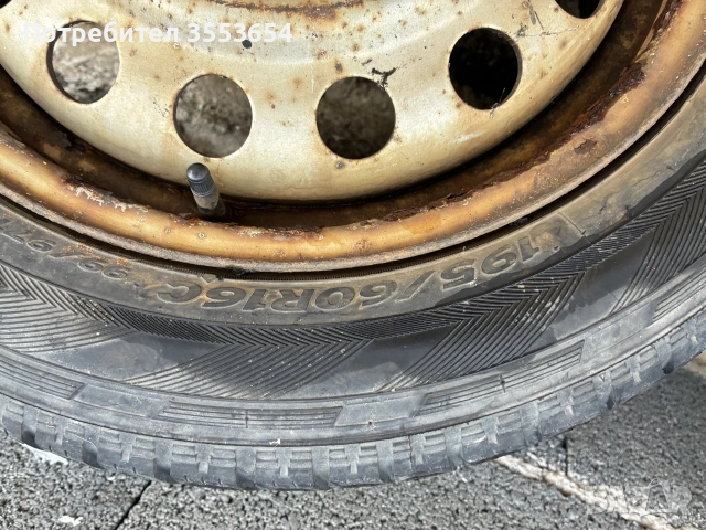 195\60R16C. m+s. сас Джанти, снимка 5 - Гуми и джанти - 56544586