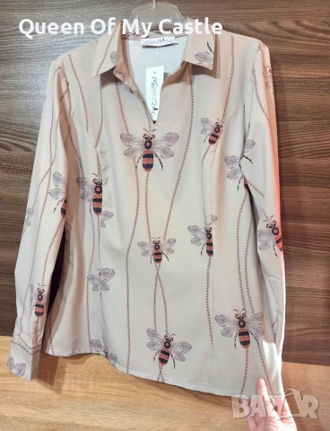 Разкошна дамска риза, снимка 3 - Ризи - 53978626