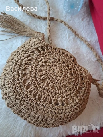 Чанта плетена. , снимка 3 - Чанти - 54196319