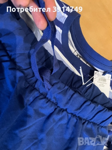 НОВА Памучна пижама; тениска, шорти; лека, мека, чудесна за пролет, лято, ранна есен, снимка 4 - Други - 51632132