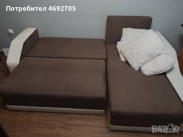 Ъглов разтегател диван, снимка 2 - Дивани и мека мебел - 52902554