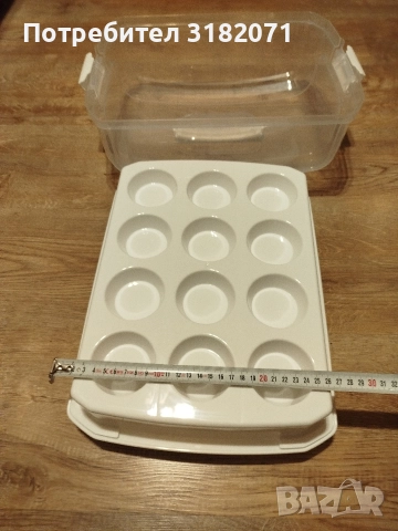 Кутия с дръжка,за съхранение/транспортиране на кексчета, снимка 6 - Форми - 52991390