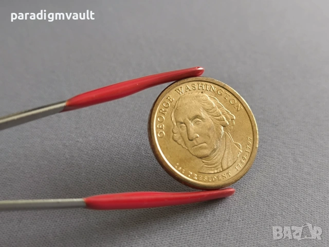 Монета - САЩ - 1 долар (Джордж Вашингтон) UNC | 2007г.