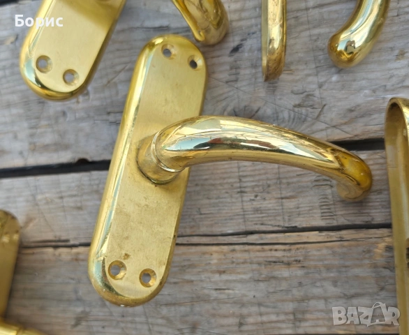 Бронзови дръжки за прозорци и врати, снимка 2 - Дограми - 54345431
