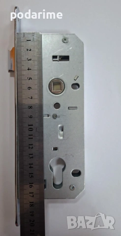 Брава Кале/Kale 252 RP 85/45 мм, език, тясна челна планка, снимка 3 - Входни врати - 53245314