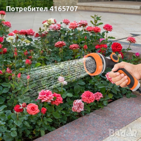 Регулируем пистолет за пръскачка за градински маркуч, снимка 4 - Други - 53370898