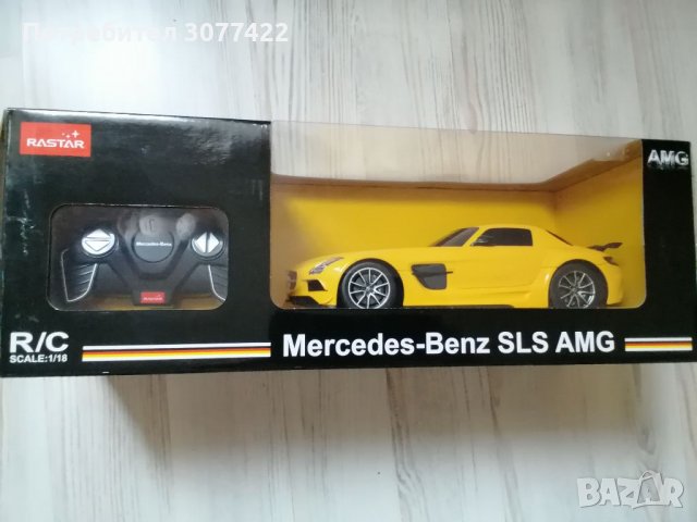 Мерцедес sls amg радио управляем , снимка 6 - Коли, камиони, мотори, писти - 38891886
