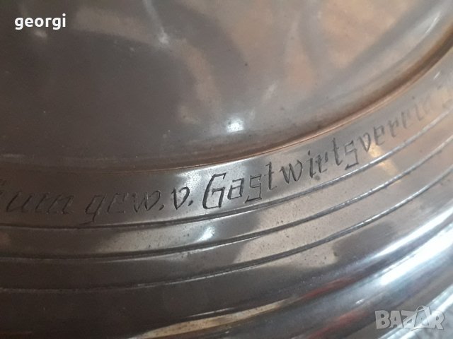 Стара немска кристална купа за пунш , снимка 10 - Декорация за дома - 31354940