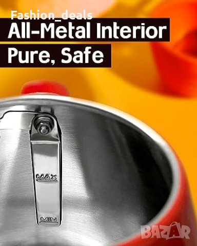 Нова Електрическа безжична кана 1,7 литра 2200W топла вода бързо нагряване Чайник, снимка 7 - Други - 42412625