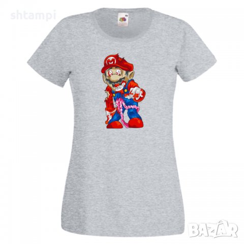 Дамска тениска Mario Zombie 6 Игра,Изненада,Подарък,Празник,Повод, снимка 8 - Тениски - 37238177