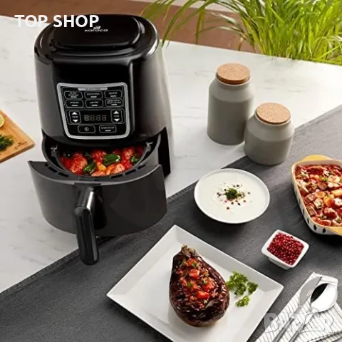 Нов Въздушен фритюрник Karaca здравословно готвене Air Fryer кухня дом, снимка 5 - Фритюрници - 49227058
