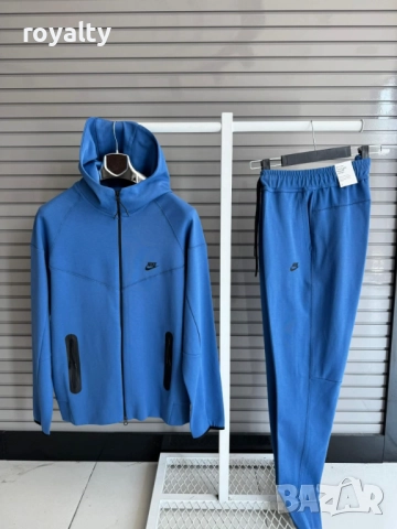 Nike Tech Син Мъжки Екип 