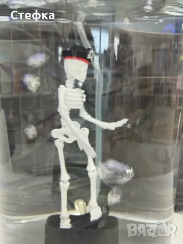 Танцуващ скелет, dancing skeleton за аквариум, снимка 2 - Аквариуми - 55726595