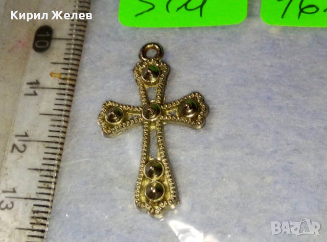 ПОСРЕБРЕН АЖУРЕН КРЪСТ от БЛАГОРОДНА СТОМАНА в СТАРИНЕН СТИЛ 40316, снимка 9 - Колиета, медальони, синджири - 42377874