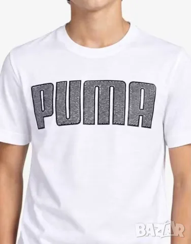  PUMA KA TEE B WHITE , снимка 2 - Тениски - 56482674