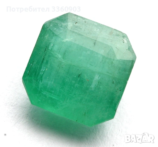 Сертифициран естествен-Зелен изумруд (смарагд) - 1.29 карата , снимка 3 - Други - 54212108
