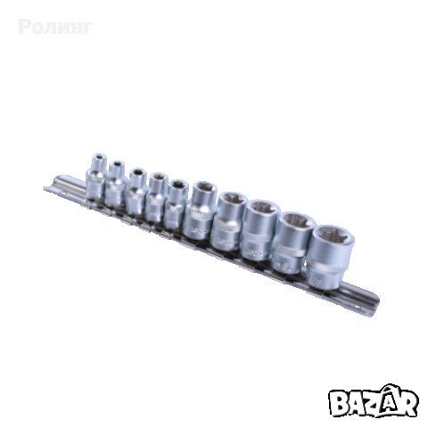ВЛОЖКИ ТОРКС 1/4"& 3/8" К-Т 10БР CR-V TMP/330148