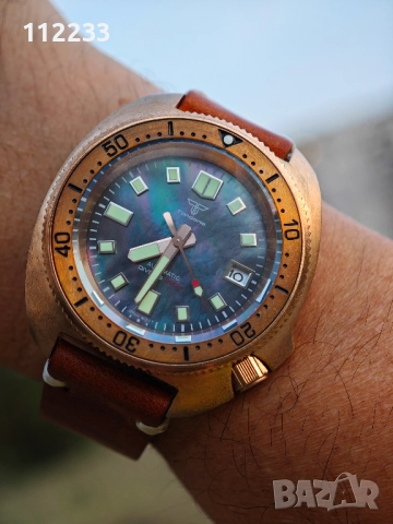 Tandorio Bronze Automatic –Seiko NH35, снимка 5 - Мъжки - 52589388