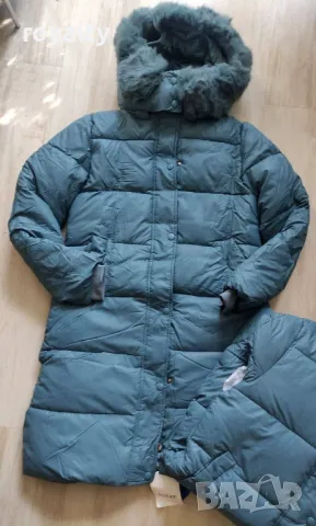 Дебело зимно яке със силиконова вата и подвижен пух