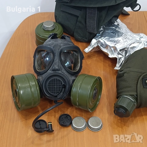 Шведски противогаз с филтър и чанта/сумка, манерки и тактическа сбруя , снимка 4 - Други ценни предмети - 53378863