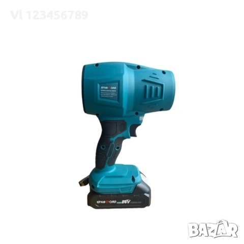 Акумулаторен въздушен турбо пистолет - Мощна духалка с 2 батерии 36V 8Ah KraftRoyal , снимка 3 - Други инструменти - 53936372